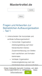 Mobile Screenshot of mastertrottel.de